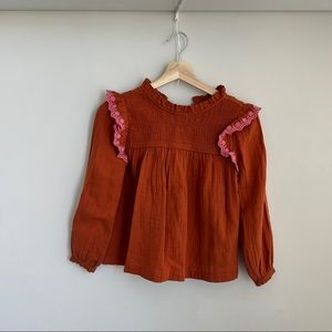 Girls Gauze Blouse